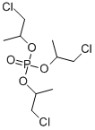 Estructura del éster de los tris del ácido fosfórico (2-chloro-1-methylethyl)